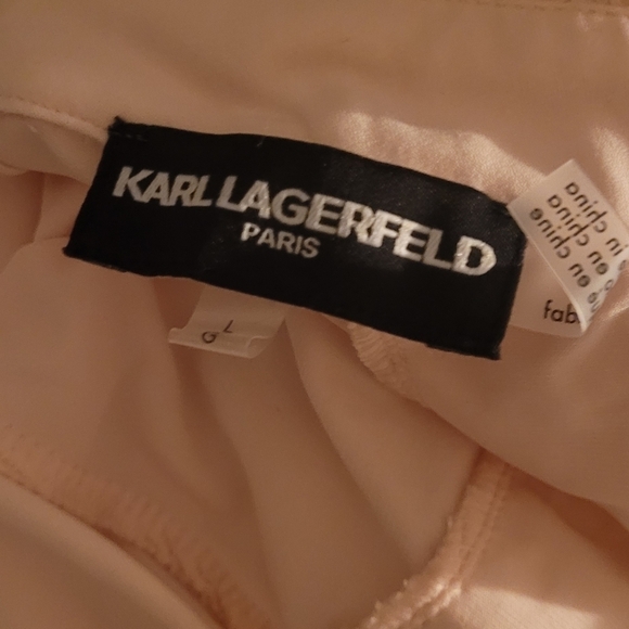 Karl Lagerfeld Pink Ruffle Blouse - Picture 7 of 7